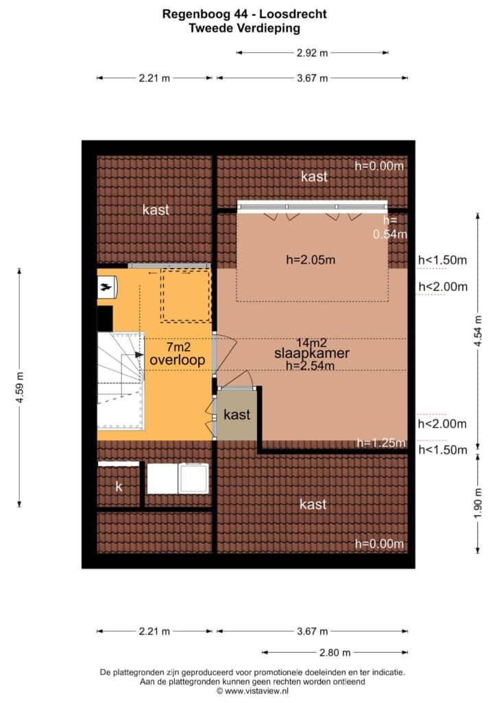 Plattegrond 2, Regenboog 44