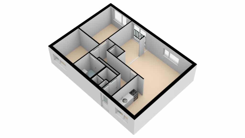 Plattegrond, Nieuwe Doelenstraat 3-1