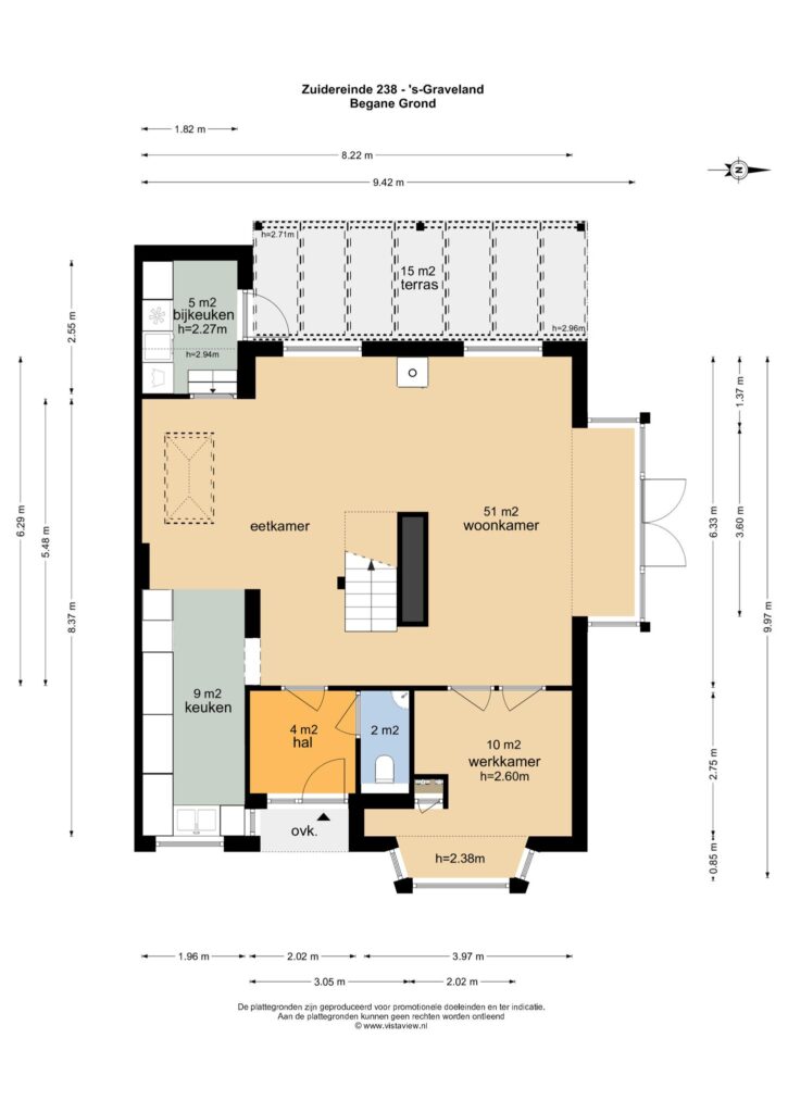 Plattegrond, Zuidereinde 238