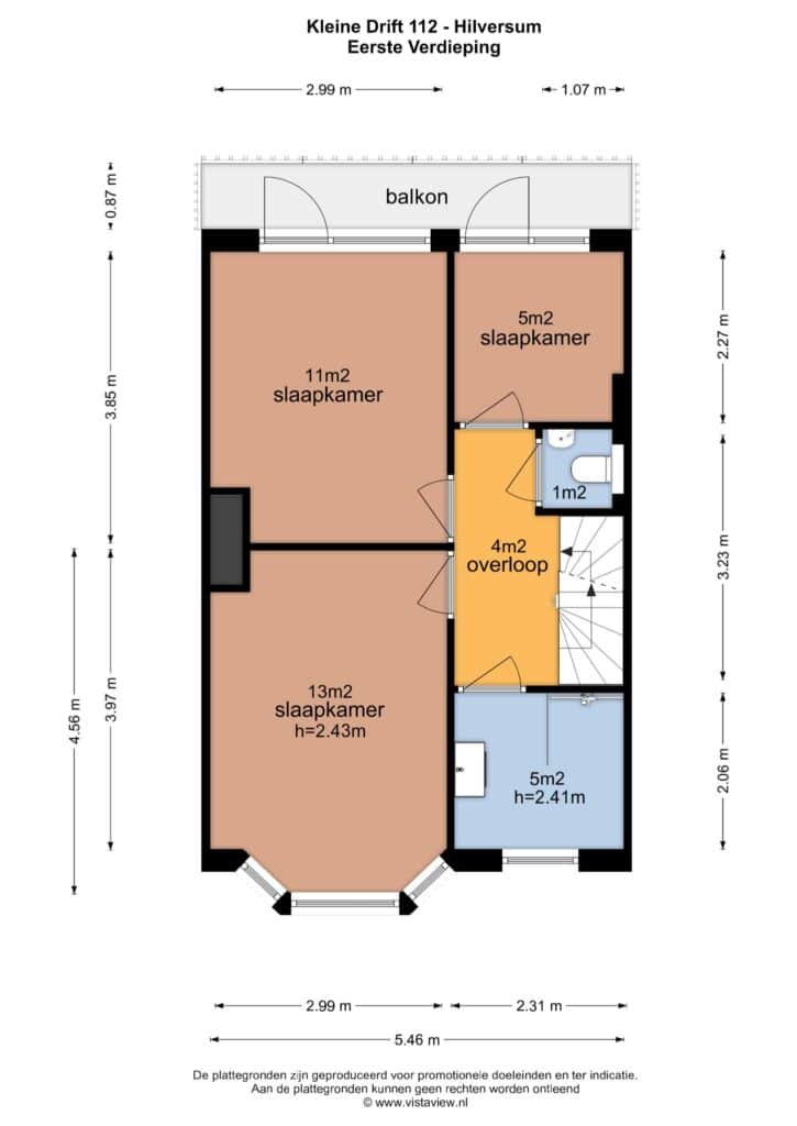 Plattegrond 3, Kleine Drift 112
