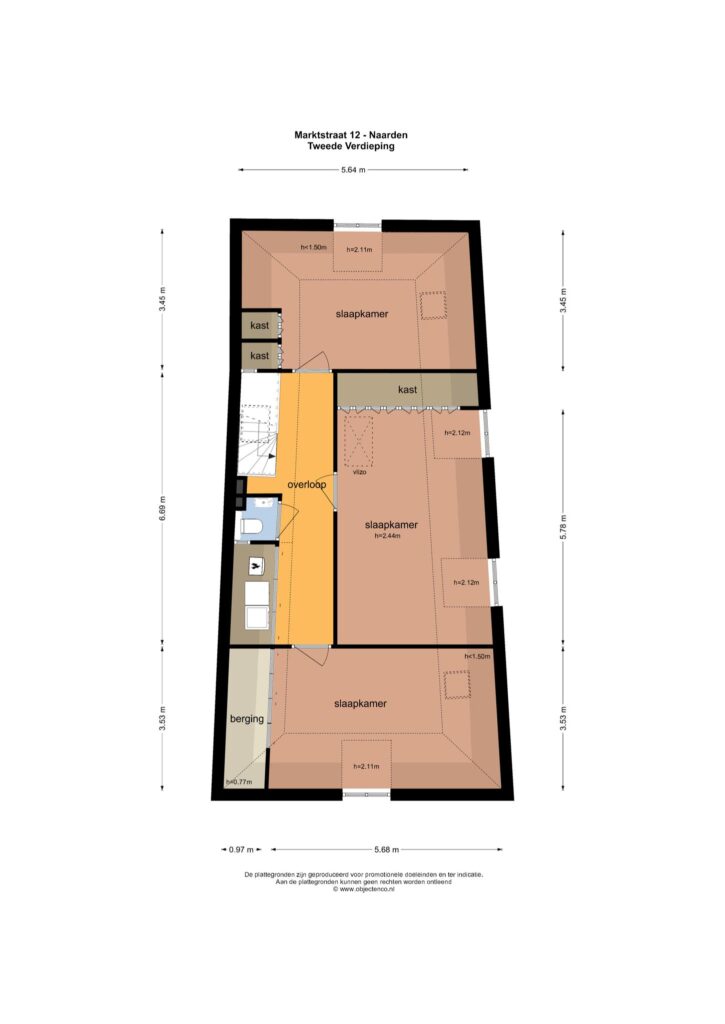 Plattegrond 4, Marktstraat 12