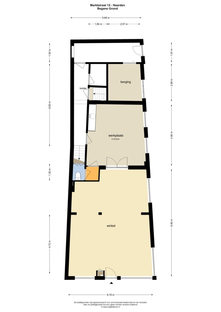 Plattegrond 6, Marktstraat 12