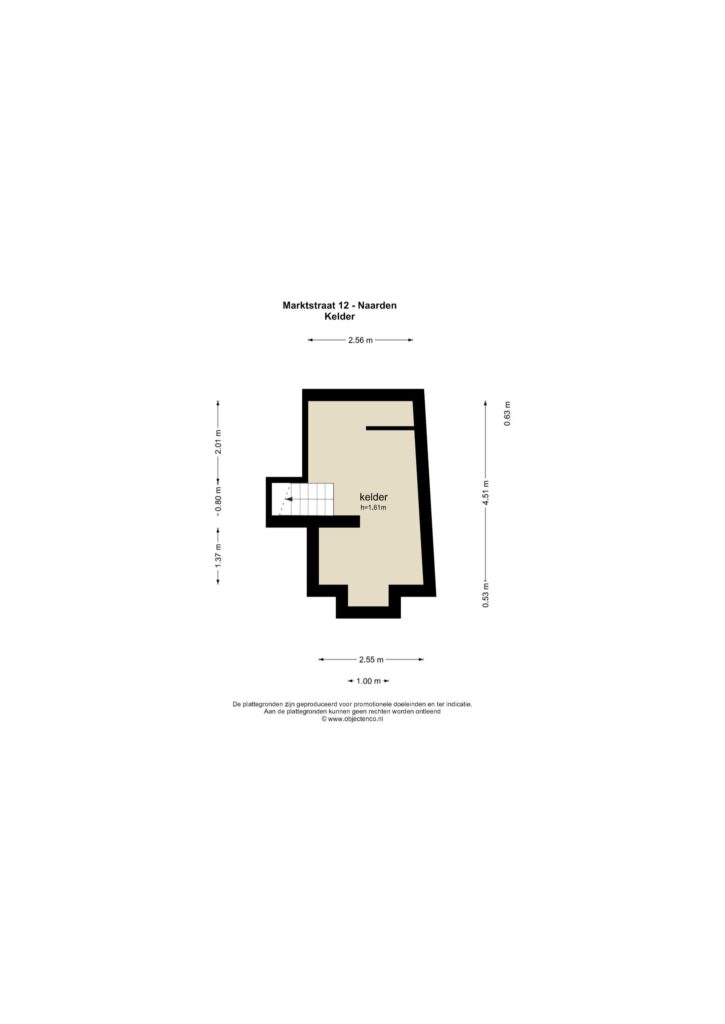 Plattegrond 3, Marktstraat 12