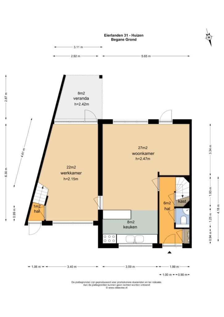 Plattegrond 2, Eierlanden 31