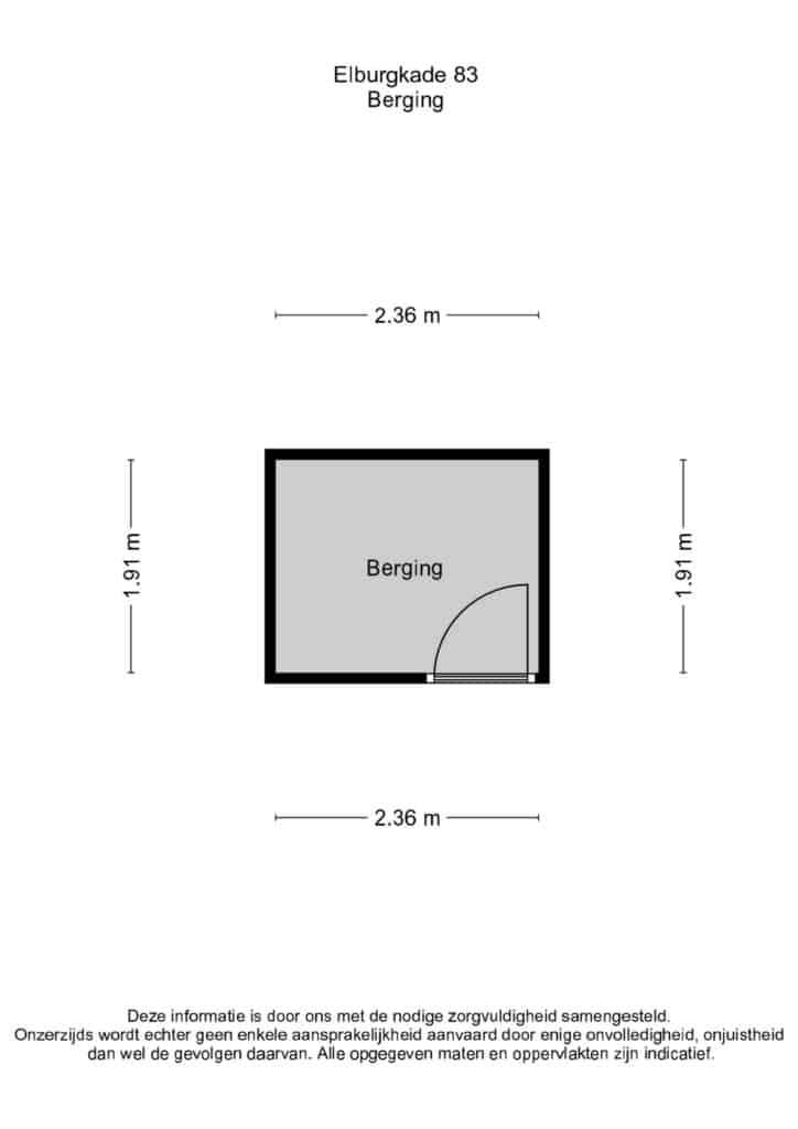Plattegrond 4, Elburgkade 83