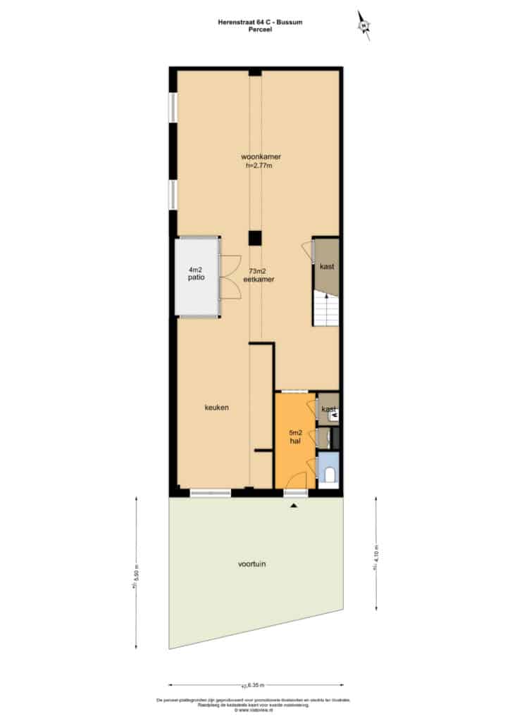 Plattegrond 4, Herenstraat 64C