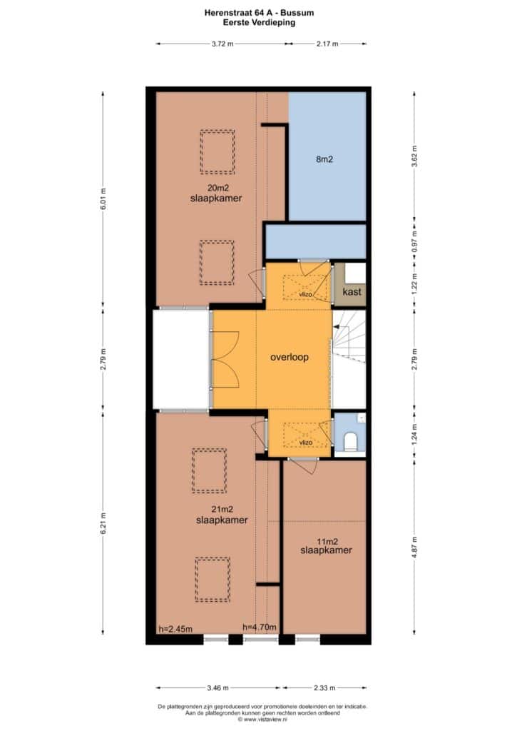 Plattegrond 5, Herenstraat 64C