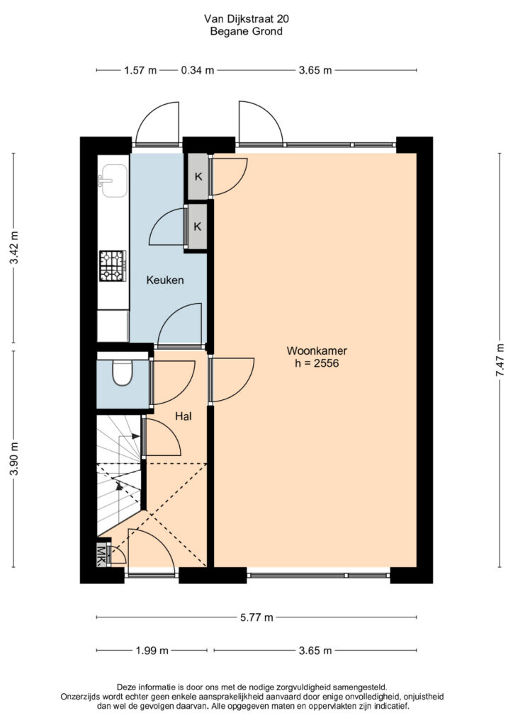 Plattegrond 5, Van Dijkstraat 20