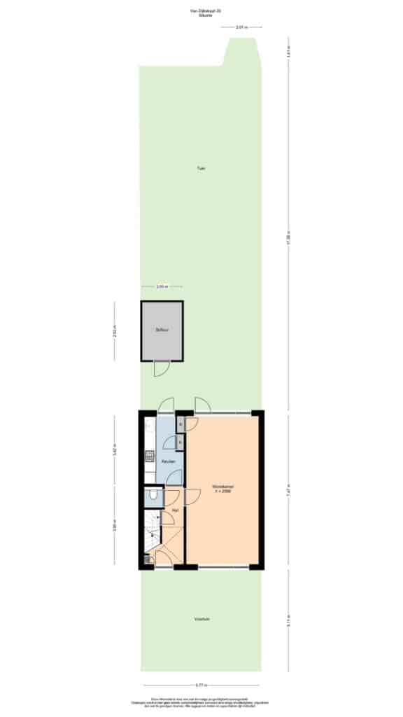Plattegrond, Van Dijkstraat 20