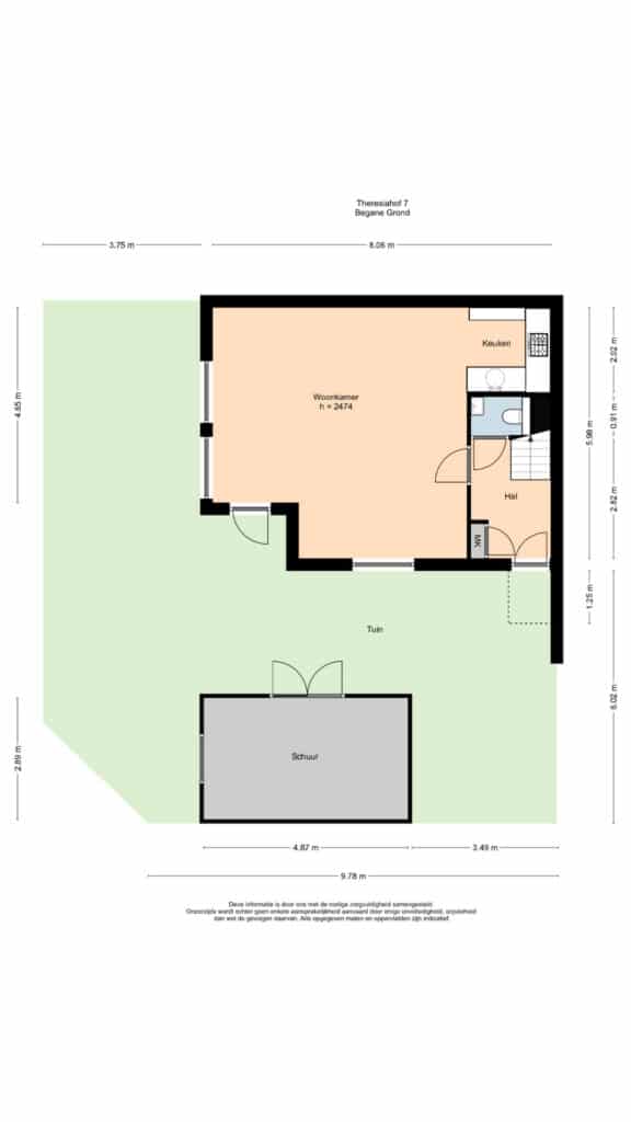 Plattegrond 8, Theresiahof 7
