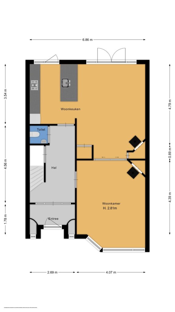 Plattegrond 3, Gijsbrecht van Amstelstraat 330A