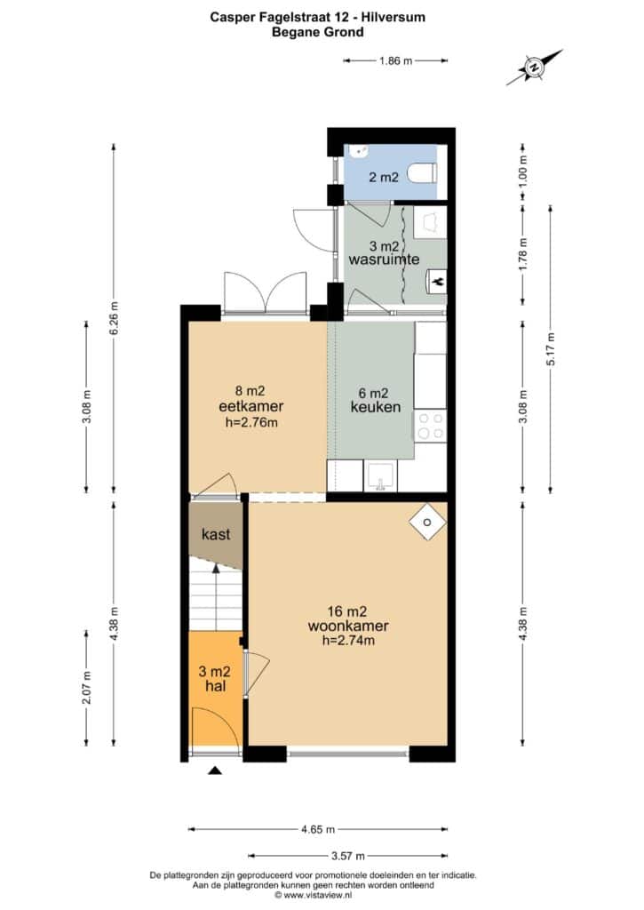 Plattegrond, Casper Fagelstraat 12