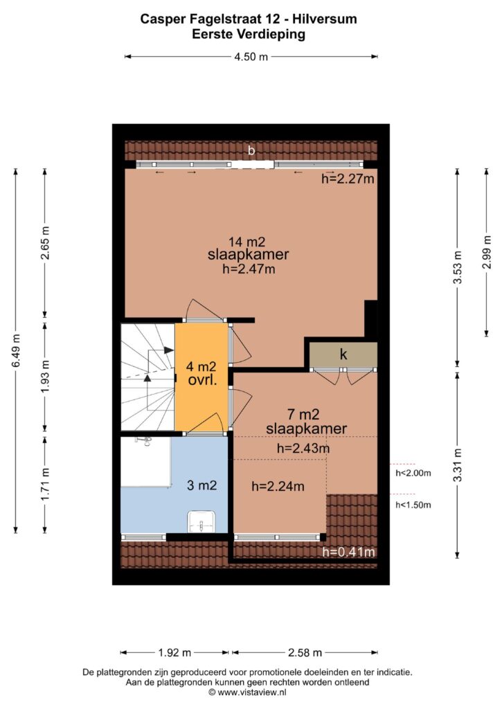 Plattegrond 3, Casper Fagelstraat 12