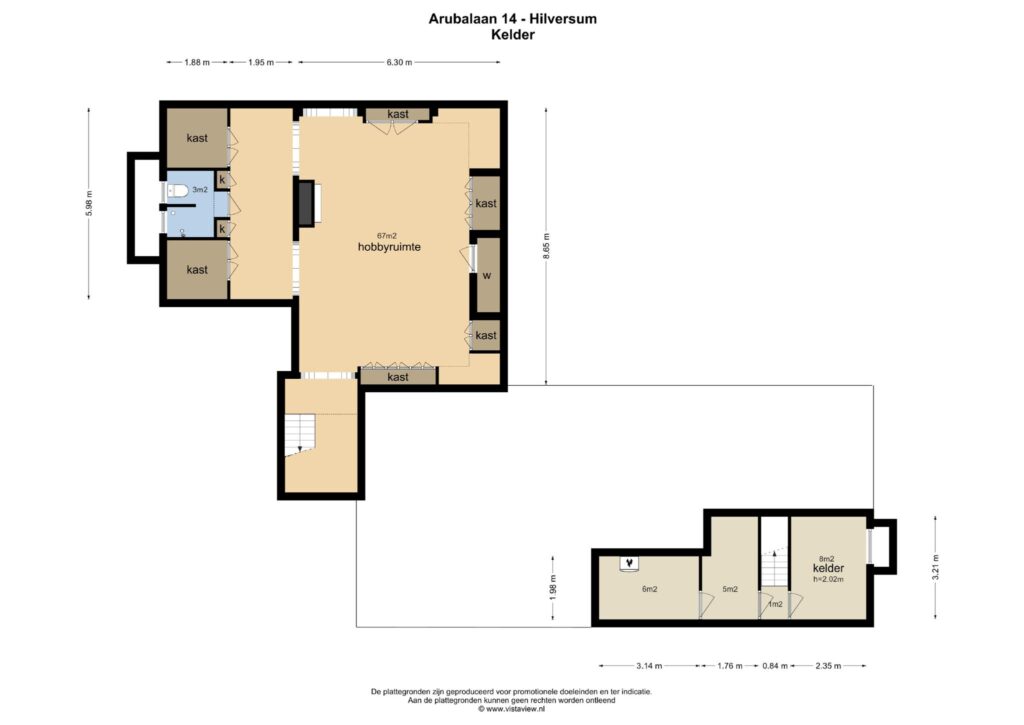 Plattegrond 9, Arubalaan 14