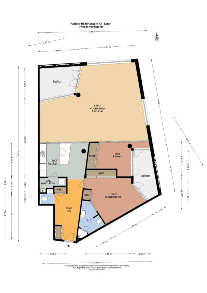 Plattegrond 6, Pastoor Hendrikspark 43