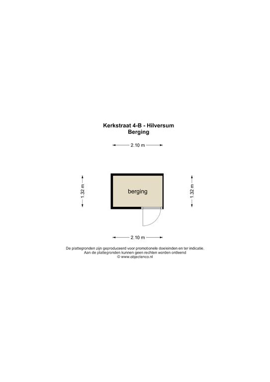 Plattegrond, Kerkstraat 4B