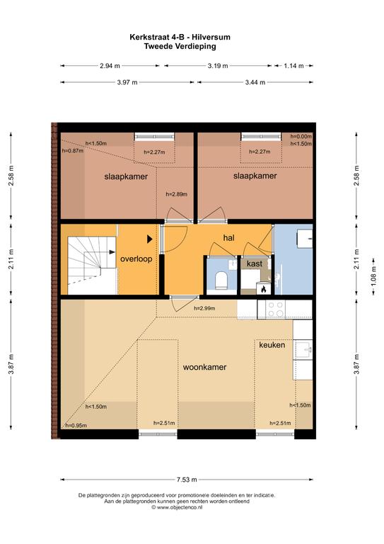 Plattegrond 4, Kerkstraat 4B