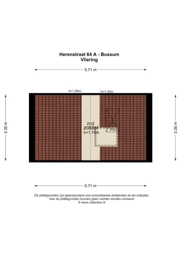 Plattegrond 3, Herenstraat 64A