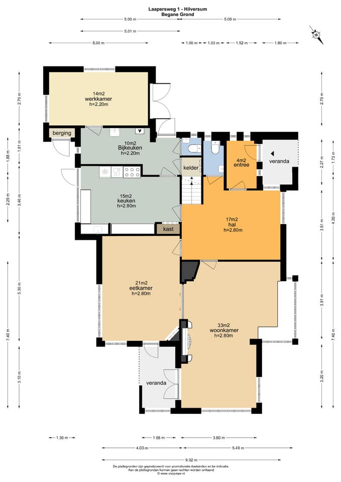 Plattegrond, Laapersweg 1