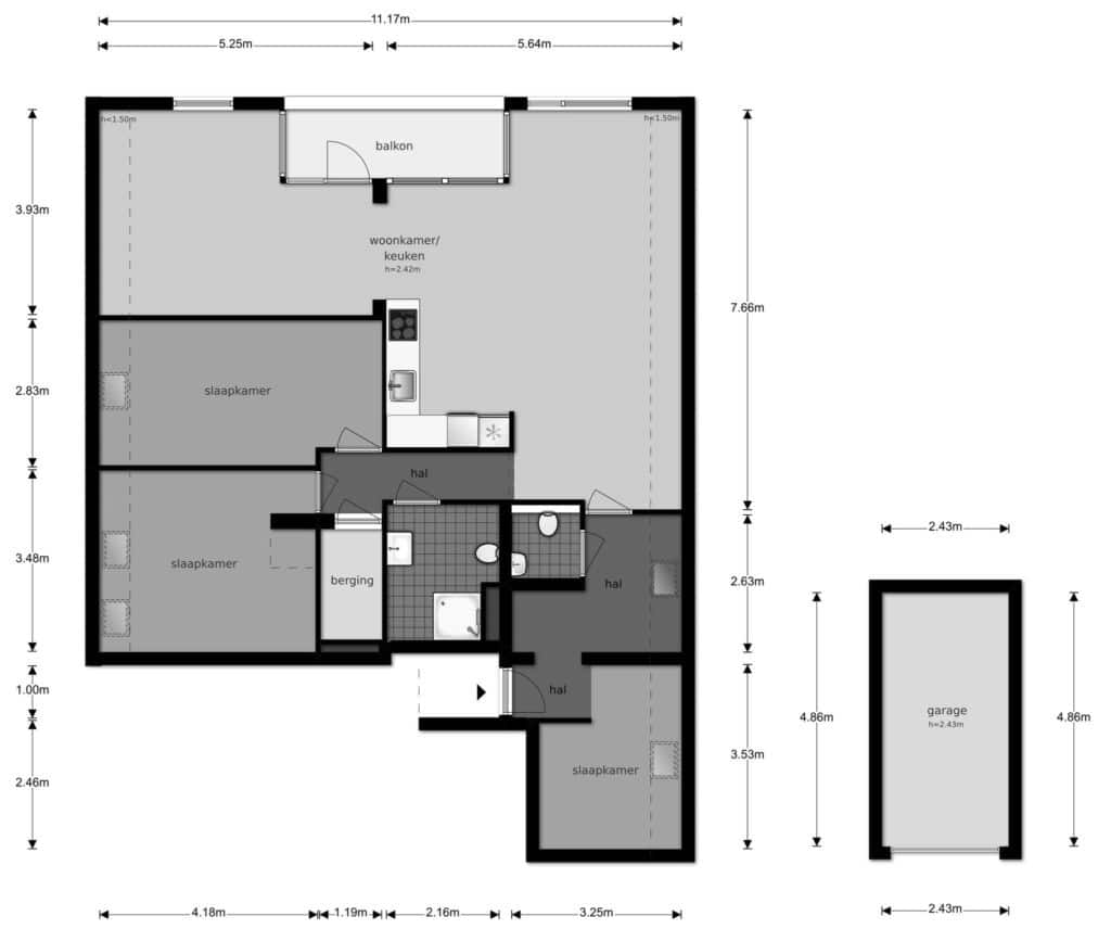 Plattegrond, Van der Lindenlaan 51