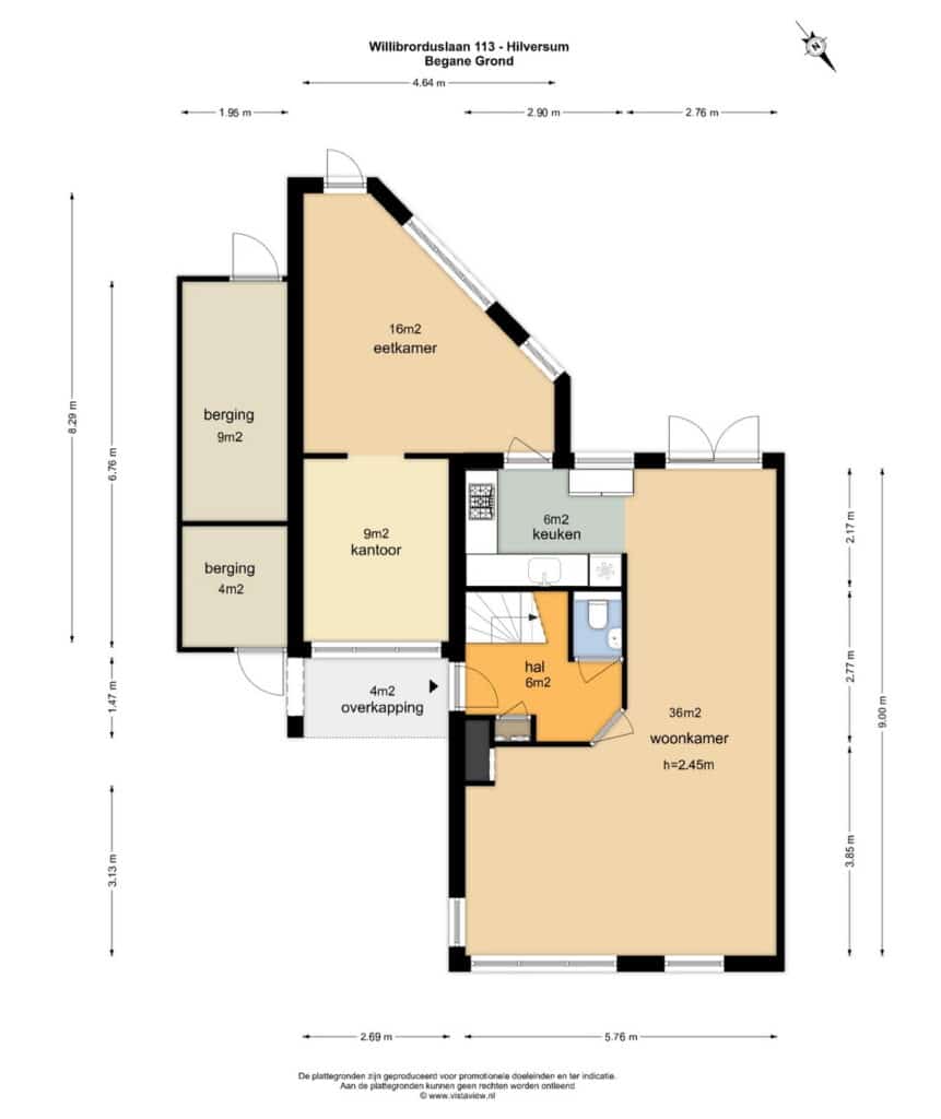Plattegrond 2, Willibrorduslaan 113