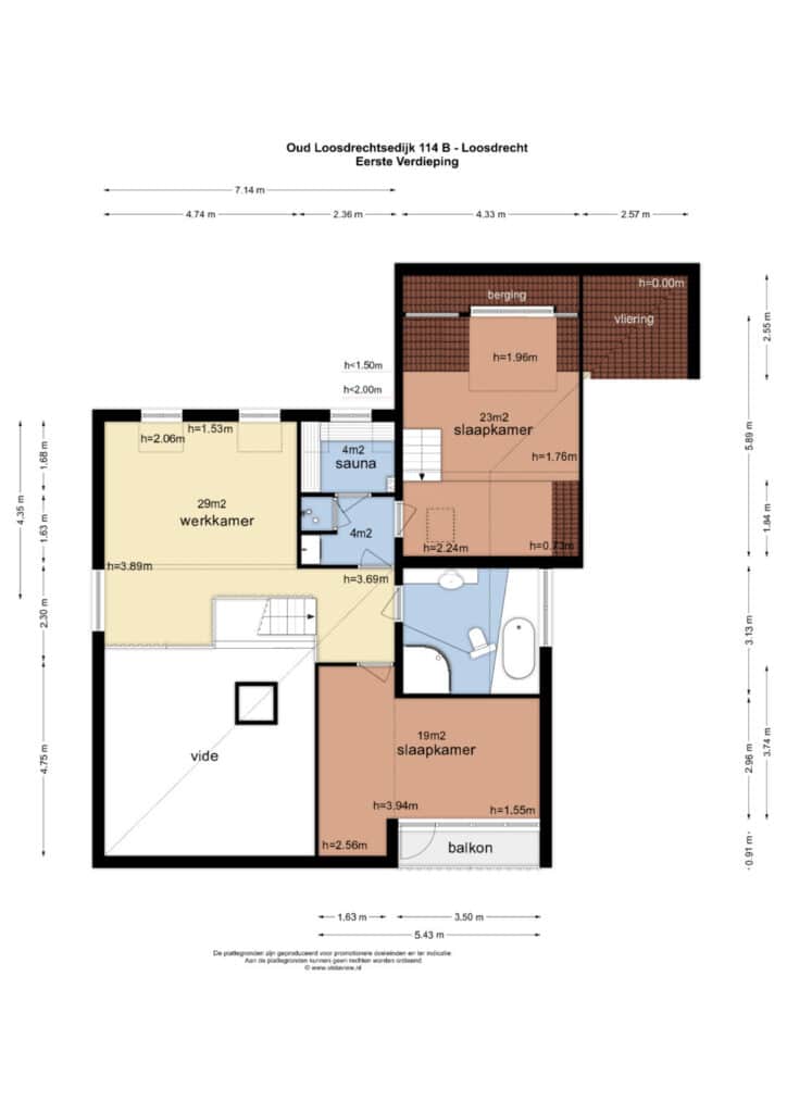 Plattegrond 3, Oud-Loosdrechtsedijk 114b