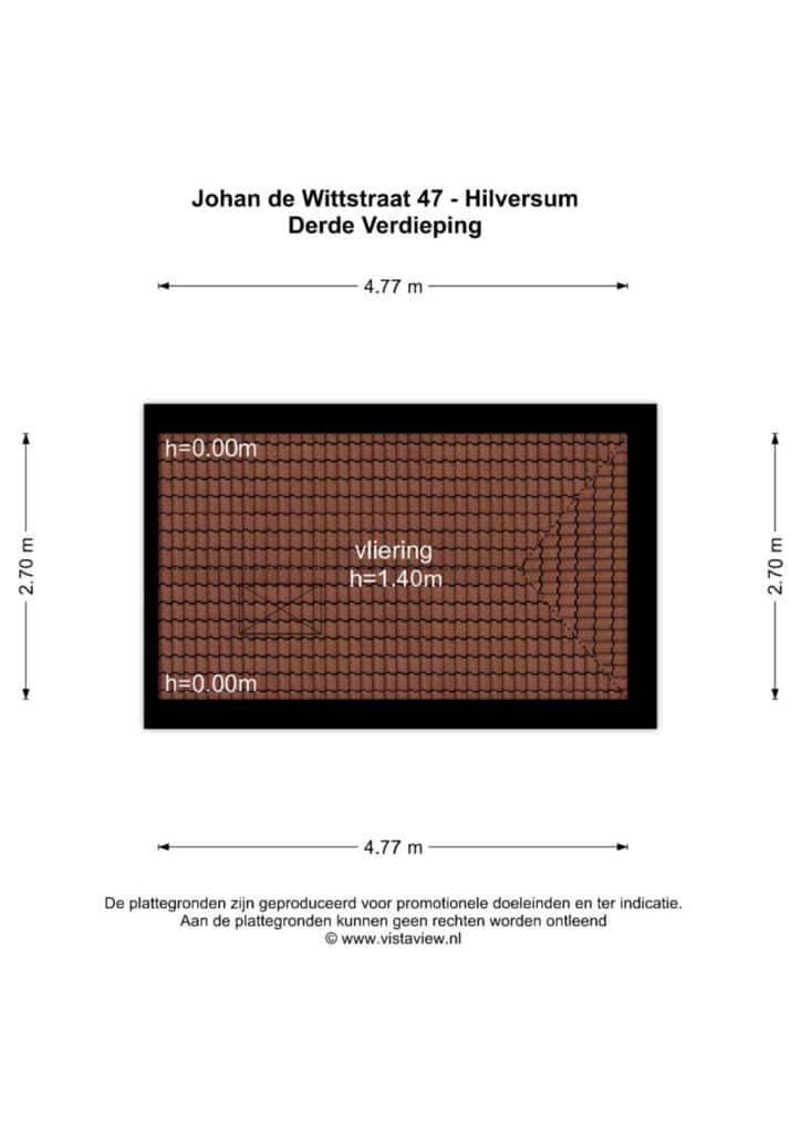 Plattegrond, Johan de Wittstraat 47
