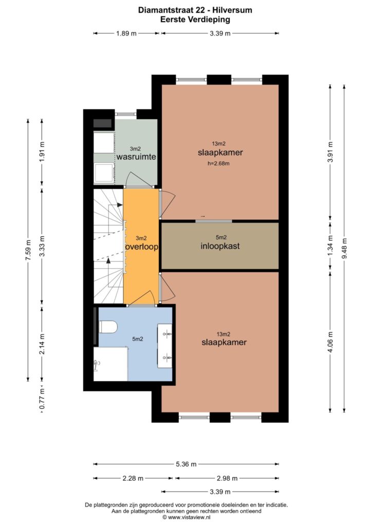 Plattegrond 5, Diamantstraat 22