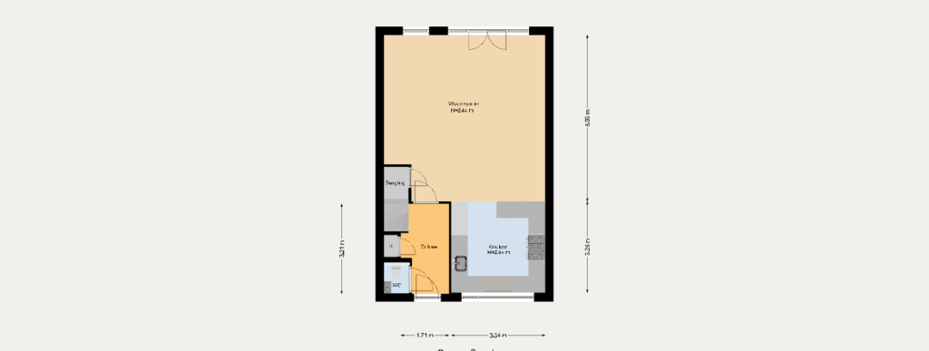 Plattegrond 3, Einder 4