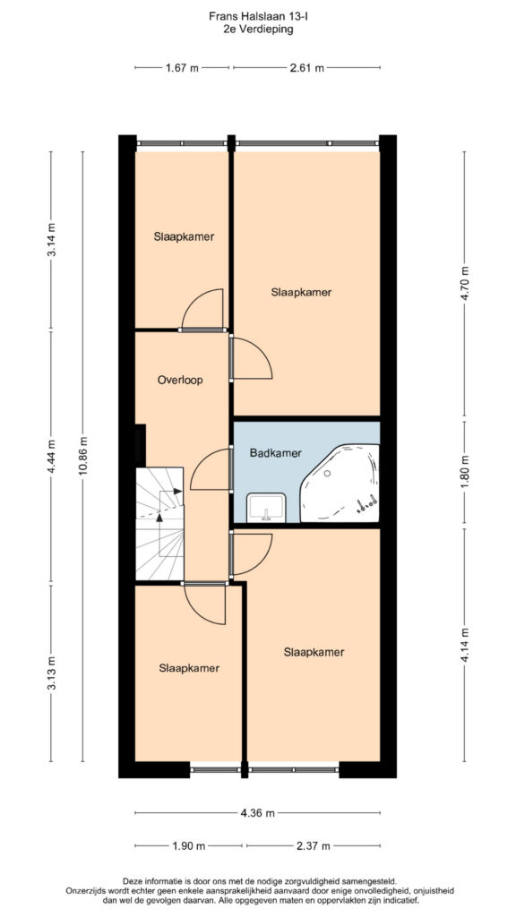 Plattegrond 6, Frans Halslaan 13I
