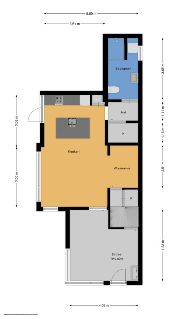 Plattegrond, Bellstraat 1
