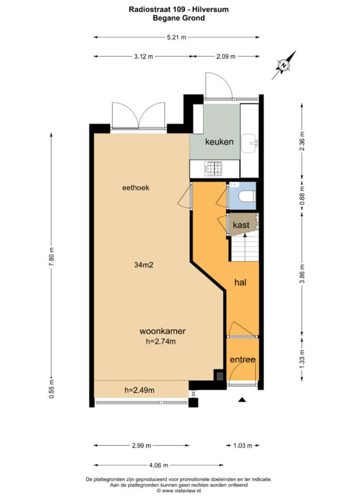 Plattegrond, Radiostraat 109