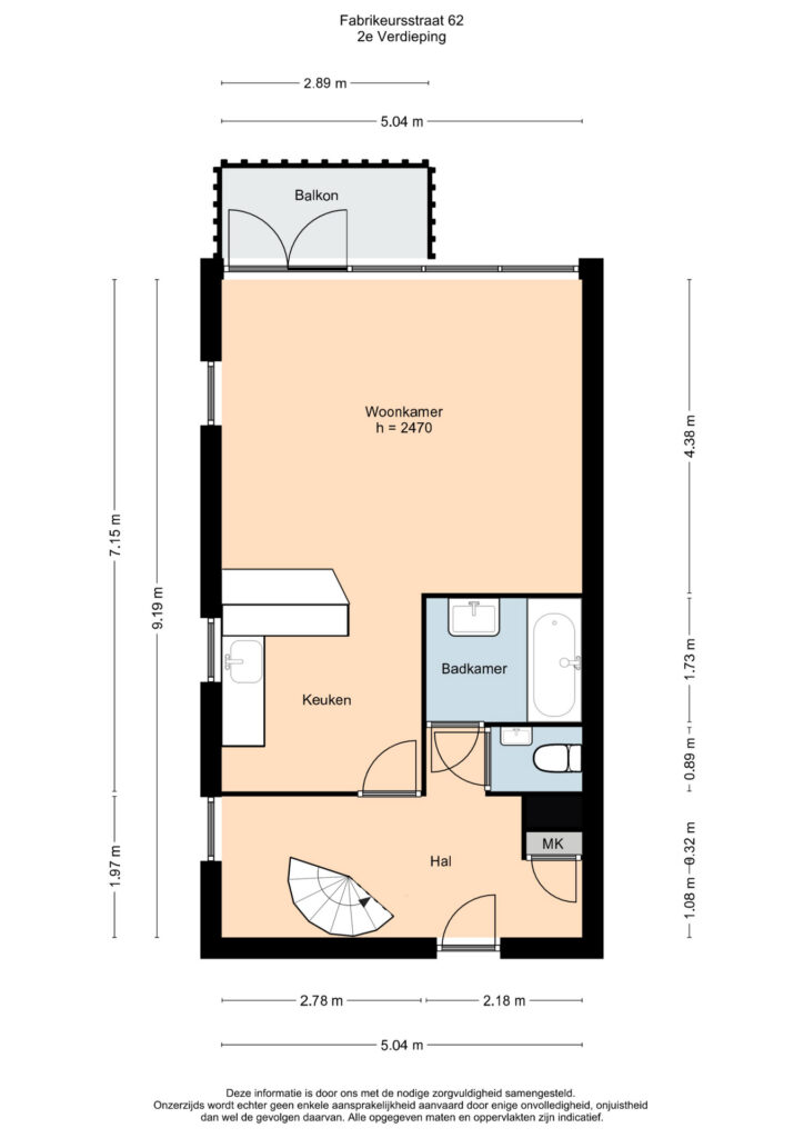 Plattegrond, Fabrikeursstraat 62