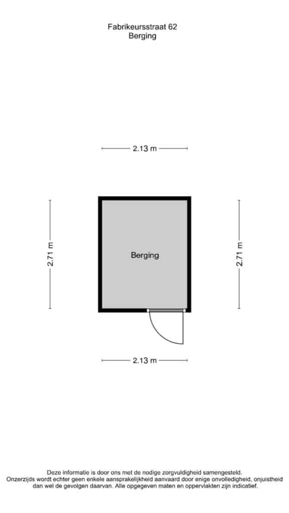 Plattegrond 3, Fabrikeursstraat 62