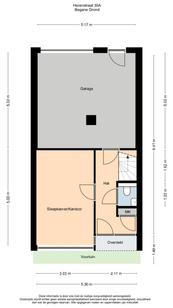 Plattegrond 2, Herenstraat 30A