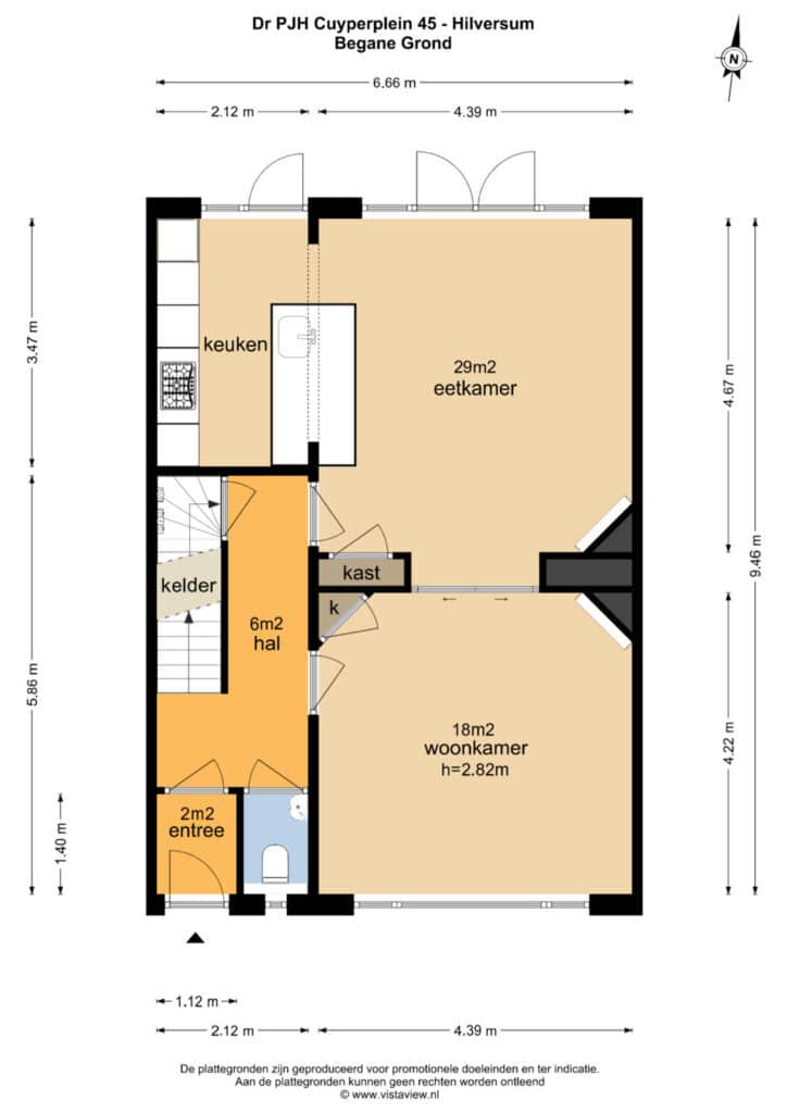 Plattegrond 2, Dr. P.J.H. Cuypersplein 45
