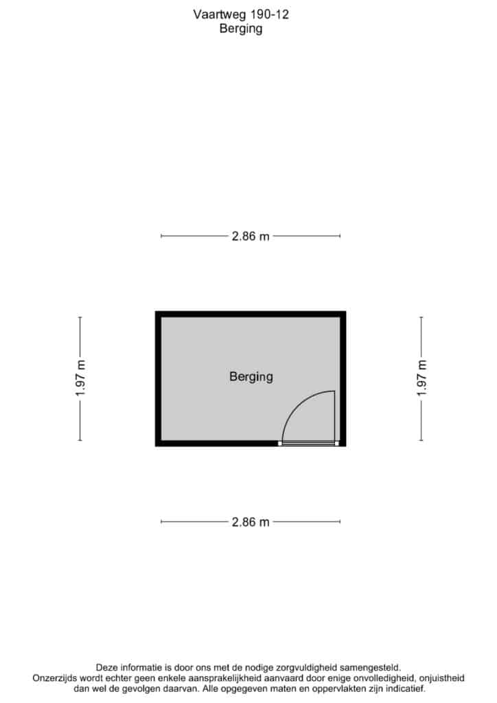 Plattegrond 4, Vaartweg 190-12