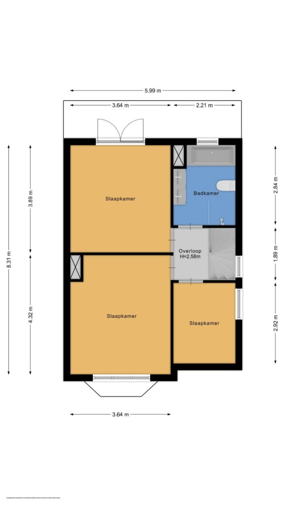 Plattegrond 2, Diependaalselaan 175A