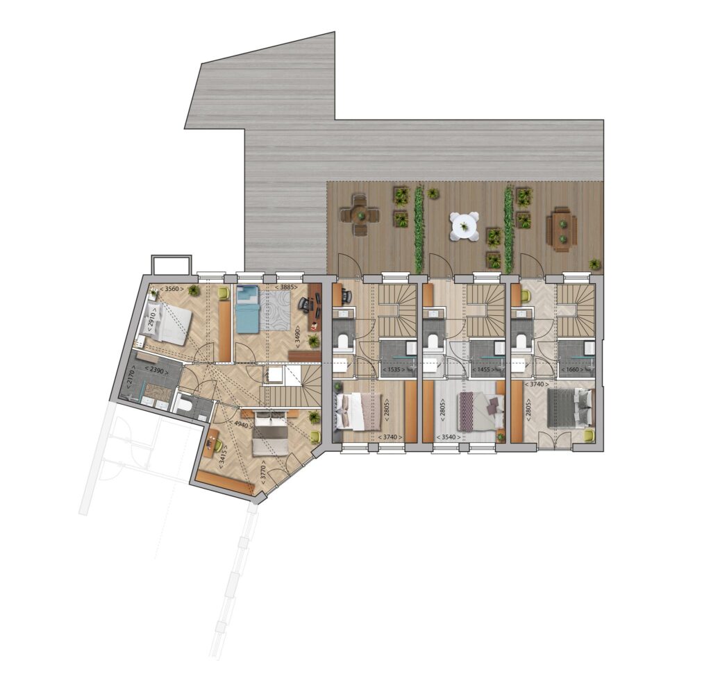 Plattegrond 4, Emmastraat 36F