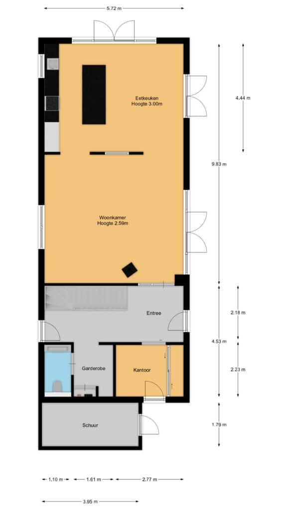 Plattegrond 2, Oud-Loosdrechtsedijk 200D