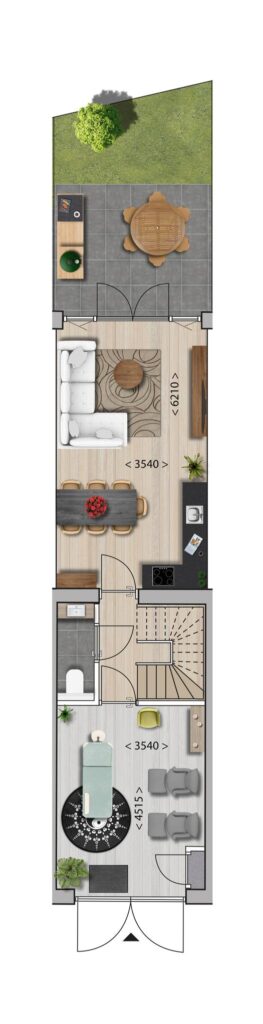 Plattegrond, Emmastraat 36H