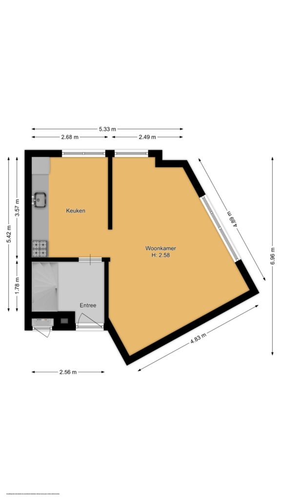 Plattegrond 2, Honingstraat 47