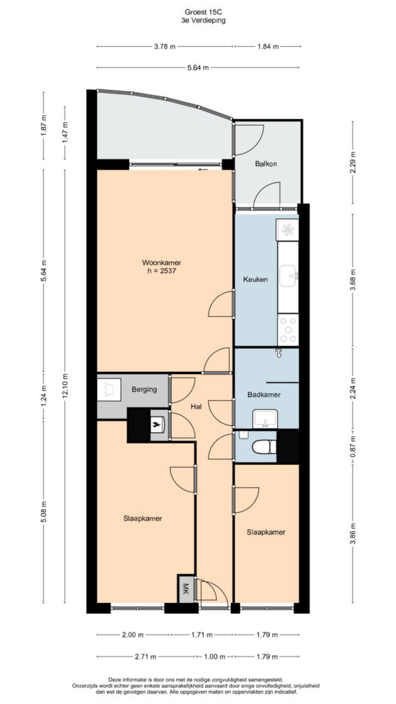 Plattegrond 2, Groest 15C
