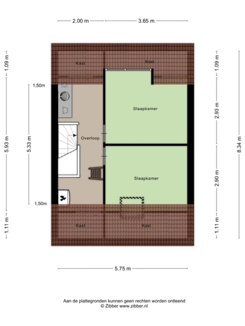 Plattegrond 3, Einder 4