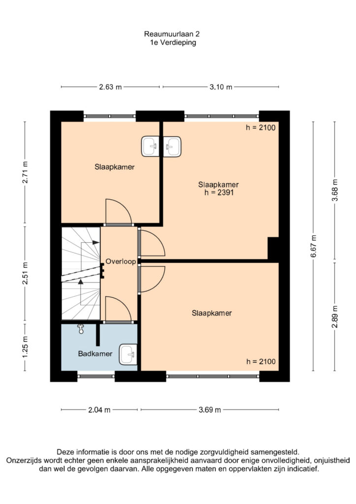 Plattegrond 3, Reaumurlaan 2