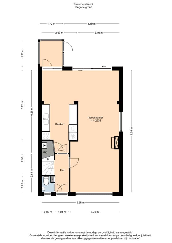 Plattegrond, Reaumurlaan 2