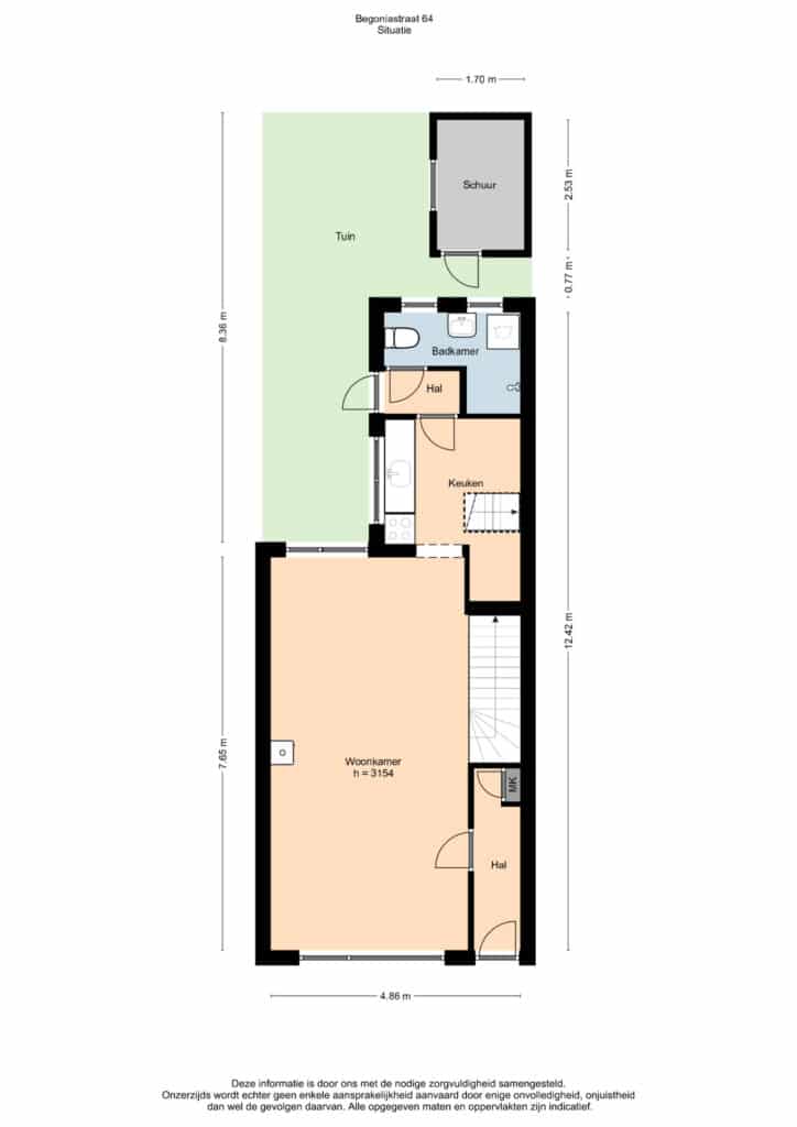 Plattegrond, Begoniastraat 64