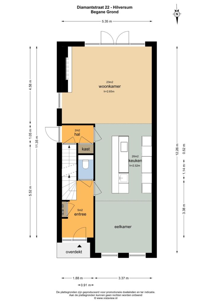 Plattegrond 6, Diamantstraat 22