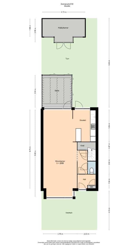 Plattegrond 5, Gomarushof 50