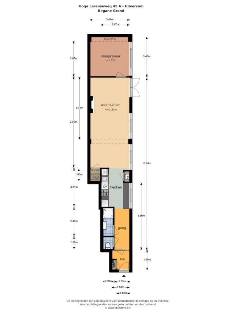 Plattegrond, Hoge Larenseweg 45A